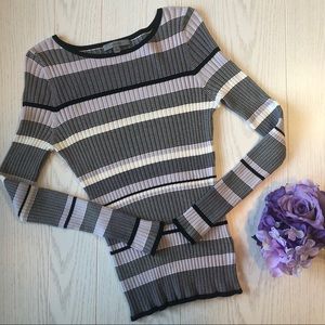 NWOT Classiques Entier Striped Pullover Sweater